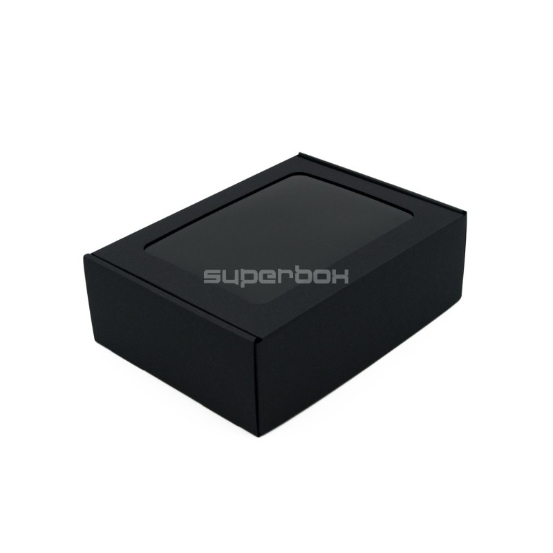 Black A5 Format Gift Box with Window