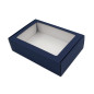 Blue Gift Box with Window, A4 Size