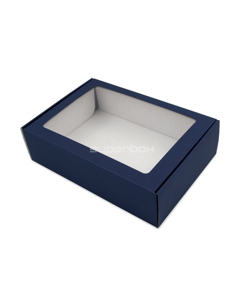 Blue Gift Box with Window