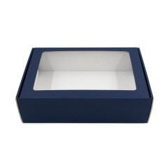 Blue Gift Box with Window