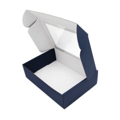 Blue Gift Box with Window