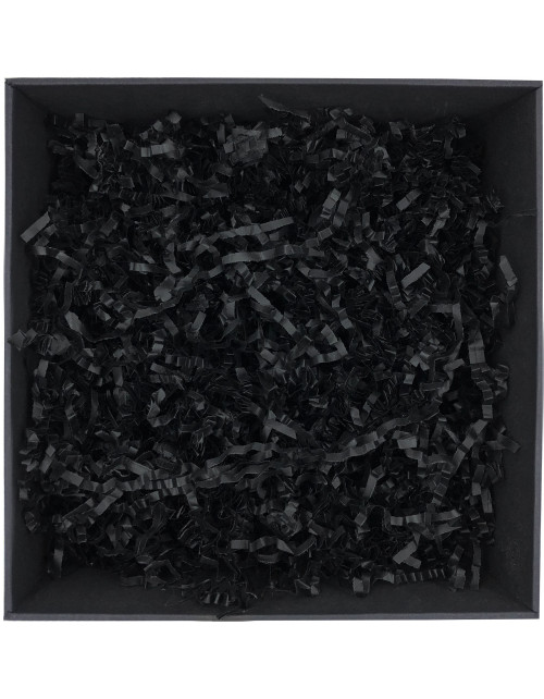 Жесткая резаная бумага черного цвета - 4 мм, 1 кг