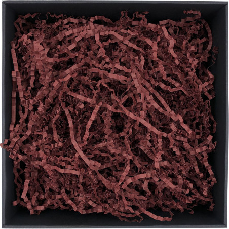 Rigid Maroon Shredded Paper - 4 mm, 1 kg