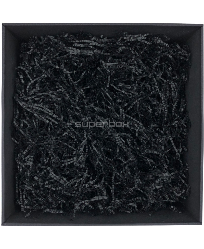 Жесткая резаная бумага черного цвета - 2 мм, 1 кг