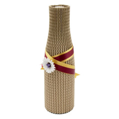 Corrugated Cardboard Wine Bottle Protector-Sleeve, 30 cm