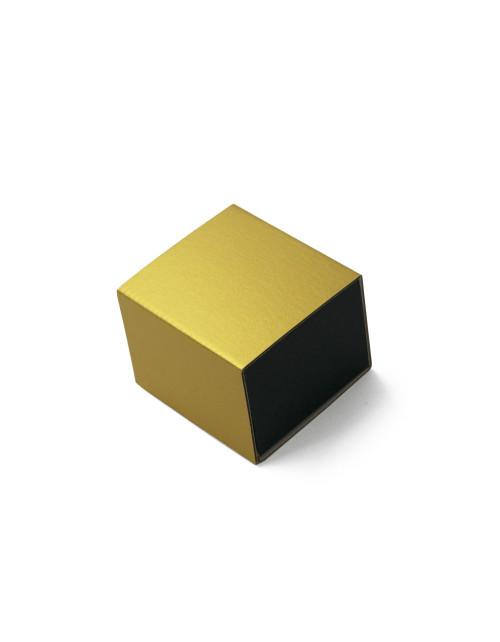 Kaheosaline väike karp suveniiridele koos kullast väljatõmmatava osaga