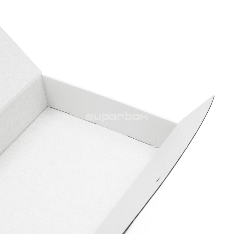 White Large Box with Ribbon Closure