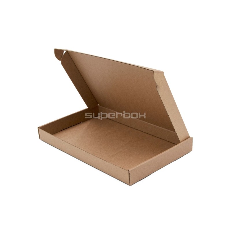 Flat Oblong Brown Box for Shipping Items