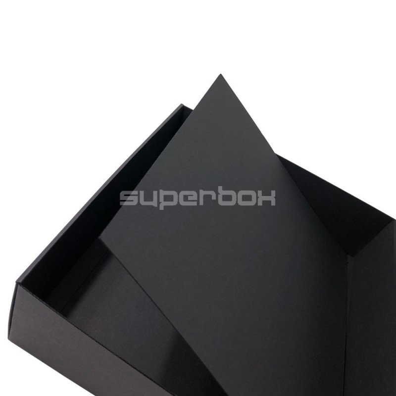 Large Black Square Gift Box, 14 cm Height