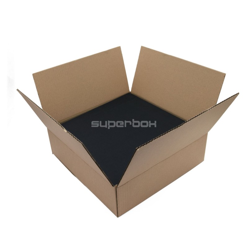 Large Black Square Gift Box of Height 10 cm