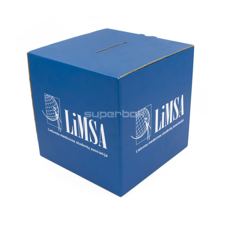 Corrugated Ballot Box of Height 35 cm