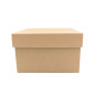 Brown Square Medium Size Gift Box with a Lid