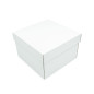 White Square Medium Size Gift Box with a Lid