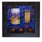 Black Large Square Gift Box with Clear Window BLACK DEER