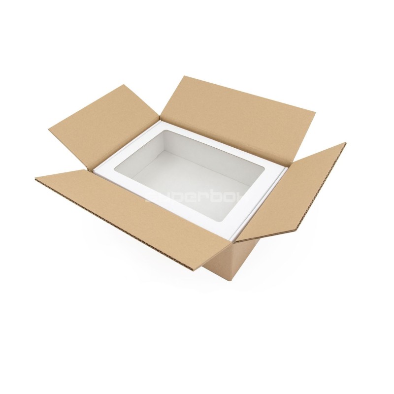 Brown A4 Size Gift Box with Window