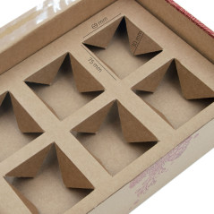 The Cardboard Insert is Customized for a Gift Box