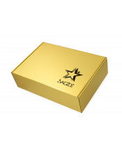 Коробка цвета золотой металлик, размер А4