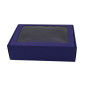 Blue A4 Size Premium Gift Box with Window