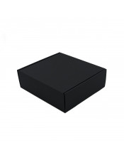 Черная квадратная коробка, высотой 9 см