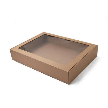 Quick Closing Box with Window for Packing Items