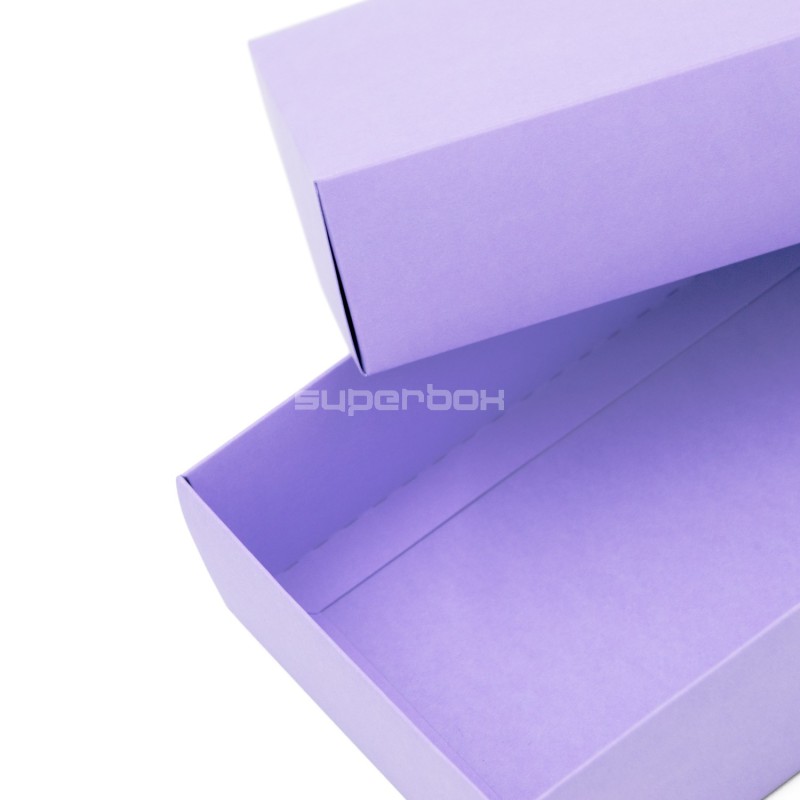 Lilac Two Piece Cardboard Gift Box