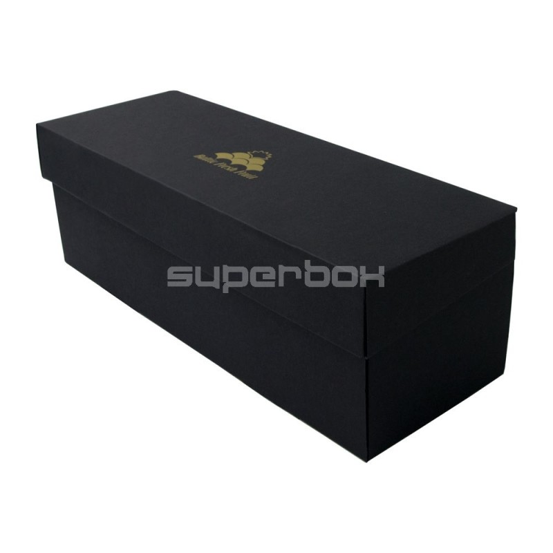 Flip Lid Horizontal Black Gift Box