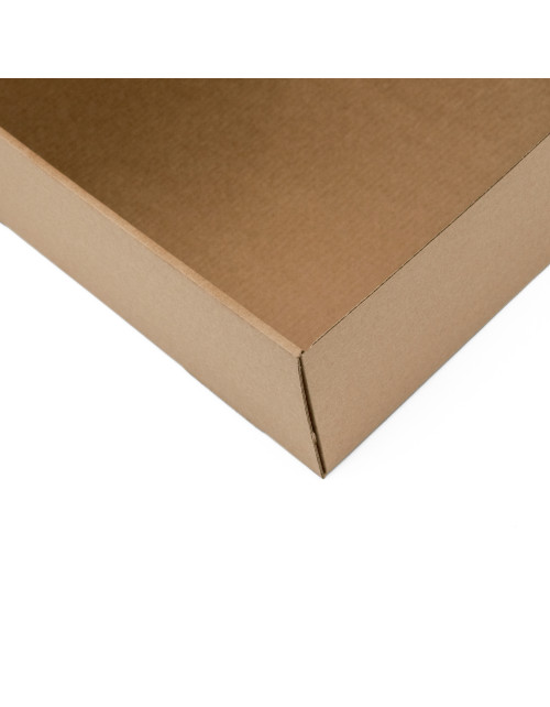 Коричневая квадратная упаковочная коробка, высотой 9 см