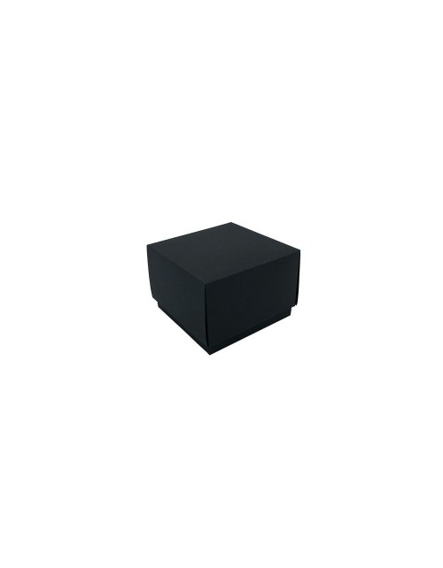Черная подарочная коробочка с крышкой