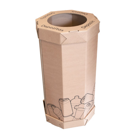 Waste Sorting Cardboard Bin for DEPOSIT