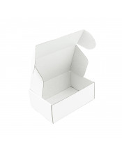 Белая подарочная коробка размера A5 высотой 85 мм