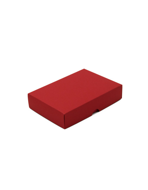 Punane kaanega pappkarp rahakoti jaoks