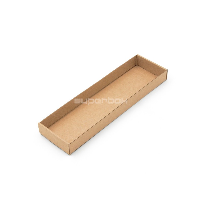 Brown Narrow Tray for Packing Gift Sets, 23 cm Long