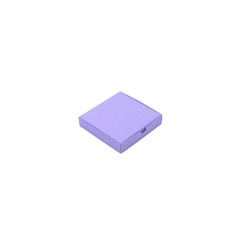 Lilac Square Box with Recessed Cardboard Lid