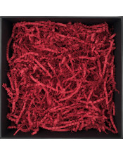 Жёсткая красная резаная бумага - 4 мм, 1 кг