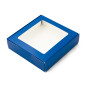 Blue Cookie Box with PVC Window