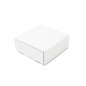 Square White Quick Folding Box, 6 cm Deep