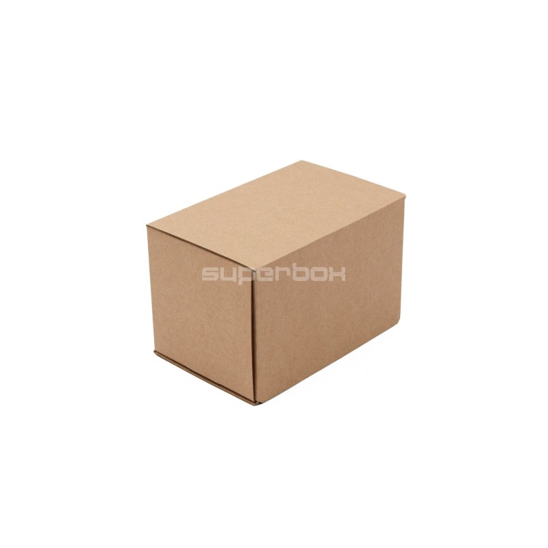 Small Brown Deep Box for Gifts or Parcels