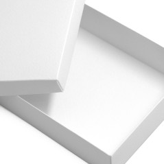 White Two Piece Gift Box for Invitations