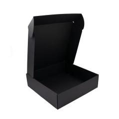 Large Black Square Quick-Close Box