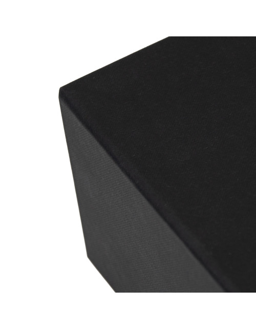 Роскошная черная коробка формата А4 с магнитами