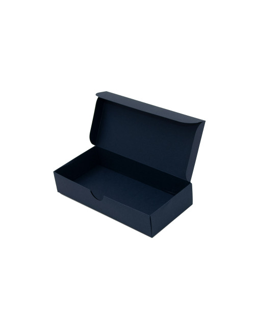 Elongated Gift Box from Blue Color Decorative Cardboard