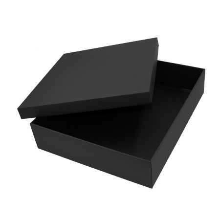 Very Large Nice Black Rectangle Gift Box with Lid