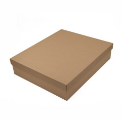 Very Large Nice Brown Square Gift Box with Lid