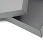 Multipurpose Grey  Base-Lid Gift Box of 8,5 cm Depth