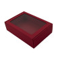 Cherry Red A4 Size Gift Box with Window