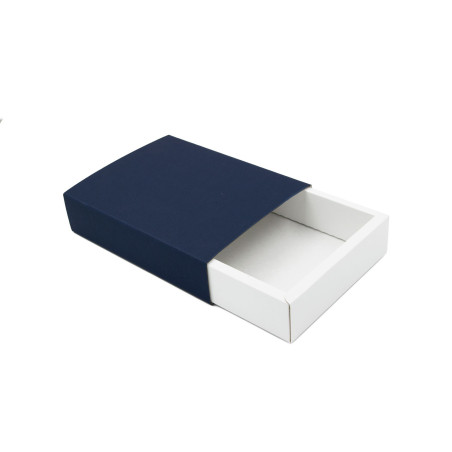 Pull-out Gift Box with Blue Sleeve and White Bottom