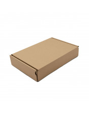 Популярная коричневая коробка размера LP с отрывной клейкой лентой