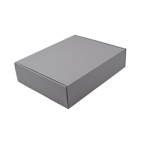 Grey Gift Box with Clear Window