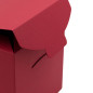 Cherry Red Large Cube-shaped Box