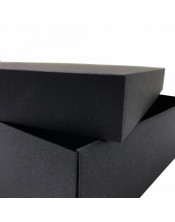 Large Black Square Gift Box, 14 cm Height for Toys
